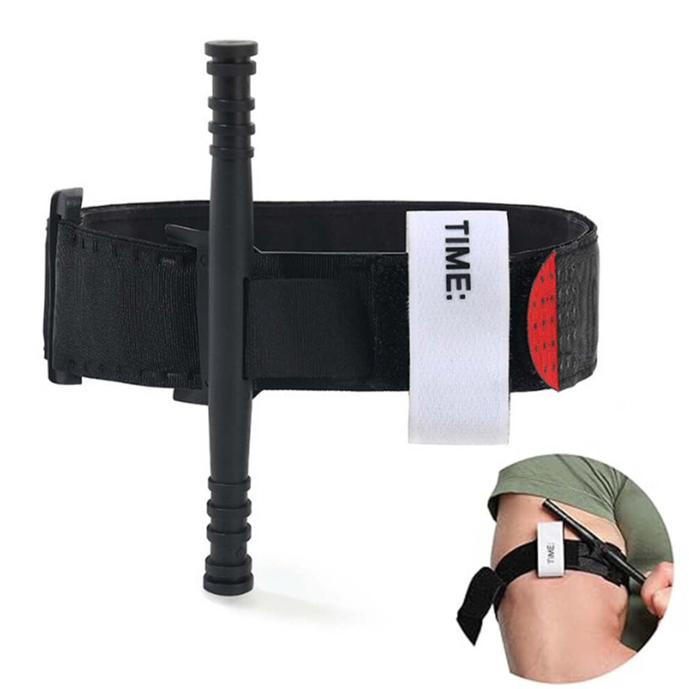Military Emergency Tourniquet For Blood Loss Control, Onehanded, Black 9119770546258