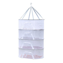 Portable Foldable Drying Net for-White Medium size 4 layers