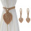 Μαγνητικά δεσίματα κουρτινών σε στυλ Boho, χειροποίητα διακοσμητικά στηρίγματα 1