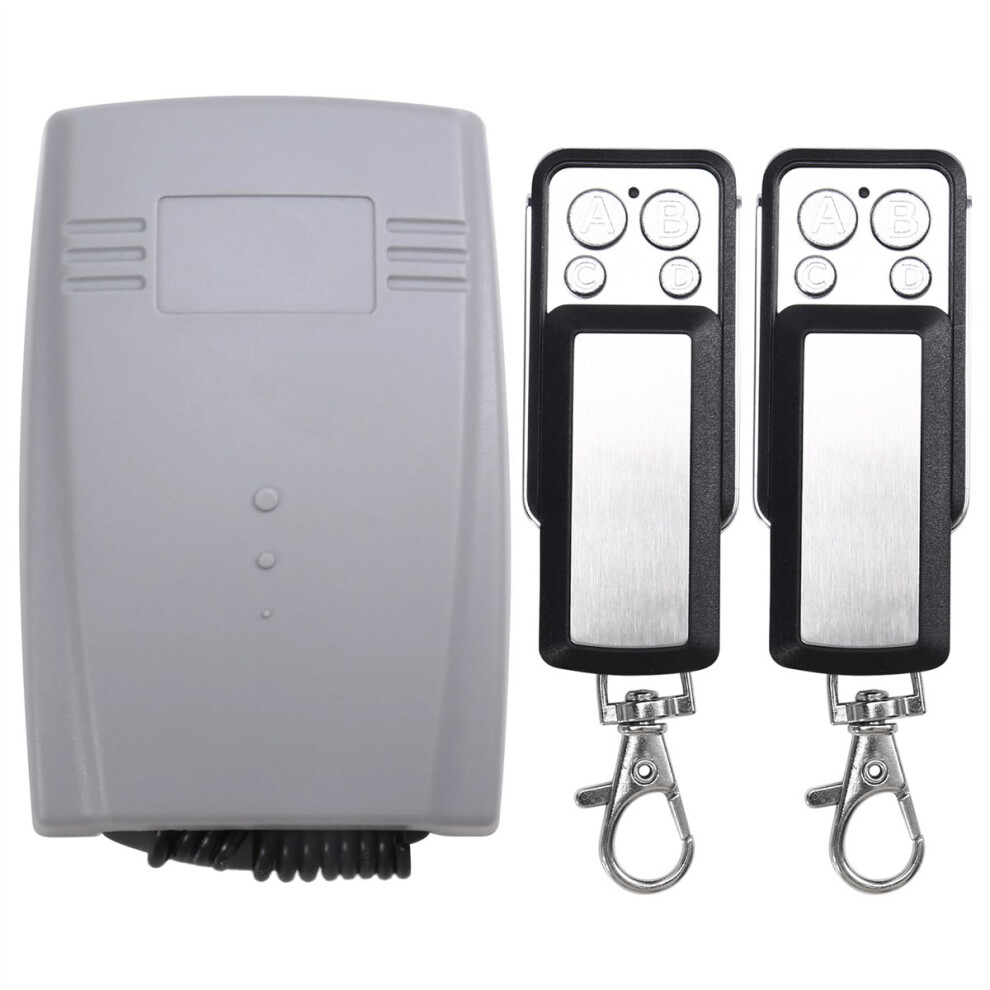 Garage Door Receiver 2Ch 433Mhz Remote Controller For Gate Fixed Learn 4852494348863