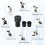 HD Microscope Camera 5 Million Pixels Industrial 30 Frames USB 2.0 Fr 6