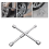 Folding Wrench Car Wheel Repair Tool 17 19 21 23mm Auto Socket Spanner 5