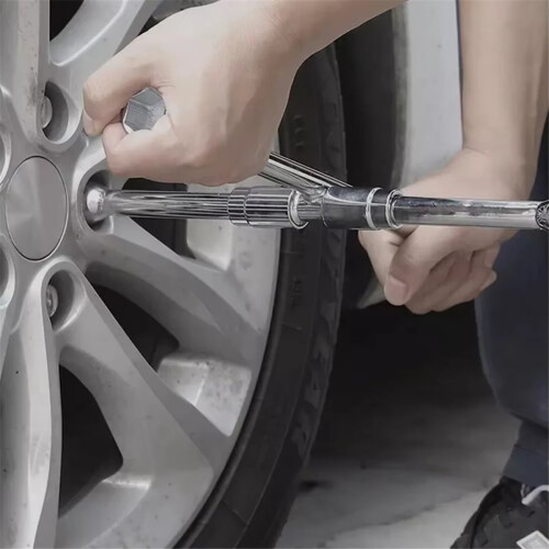 Folding Wrench Car Wheel Repair Tool 17 19 21 23mm Auto Socket Spanner 2