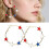 Stylish Pentagon Alloy Ear Hoops Comfortable Portable-Silver 3