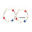 Stylish Pentagon Alloy Ear Hoops Comfortable Portable-Silver 4