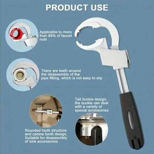 Grishay Flexiwrench, Sherum Dotmalls Wrench, Adjustable Ended Wrench U 2
