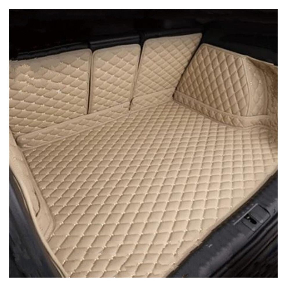 Leather Trunk Mat Waterproof Nonslip Allseason Cargo Liner For Toyota Rav4 Xa50 2020 2021 Beige 9001264743529