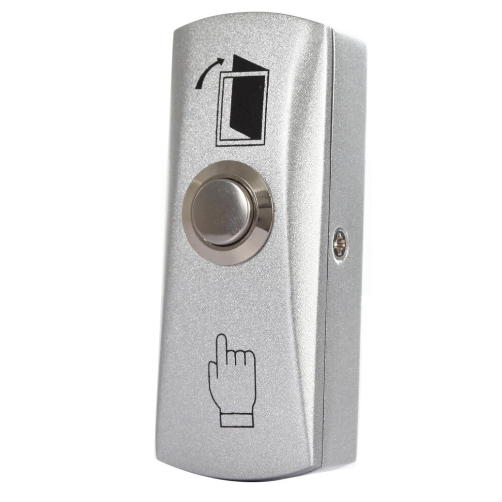 Zinc Alloy Door Exit Button No Com Output Flush Mount Access Control Push Switch 9323874708850