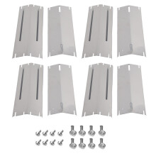 Barre de diffusion de chaleur pour barbecue à gaz, déflecteur de chaleur en acier inoxydable, protection thermique robuste, plaques de rechange en