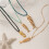 Contemporary Adjustable Fish Pendant Necklace With-Beaded carp 7