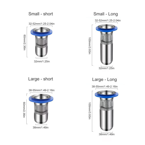 Bathroom Sink Drain Stoppers Replacement Stainless Steel-A 2