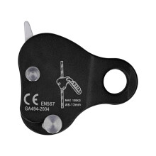 Ascendant Climbing Rope Grip, Adjustable Stopper Aluminium Alloy 813 mm with Quick Release (Black)