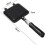 Sandwich Toaster Grill Pan with Handle Nonstick for Camping Breakfast, Black 5