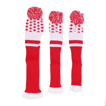 3-teiliges Set mit gestreiften, gestrickten
