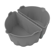 8.5 Inch Slow Cooker Inserts Slow Cooker Divider Reusable Dishwasher Safe Odourless Silicone Cooker Insert with Handle Large Crock Pot Divider Crock