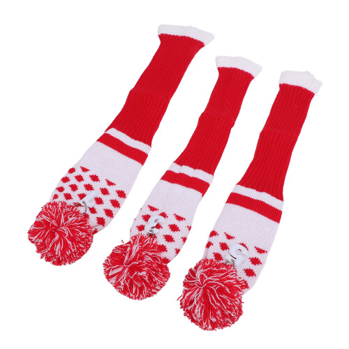 3-teiliges Set mit gestreiften, gestrickten 2