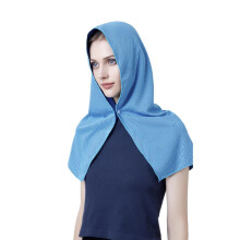 Sun Protection Shawl Breathable and Fashionable-Lake Blue No. 1