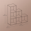 VASAGLE Bookcase, Staircase Shelf, Storage Unit, 6 Compartments, for Office 6