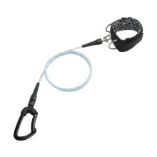 Freediving Rope With Stainless Steel Leash For Underwater Sports, Durable Safety Rope