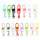 100Pcs Corrosion Resistant Swivel Hook Buckles With-White 2