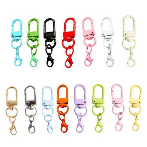 100Pcs Corrosion Resistant Swivel Hook Buckles With-White 1