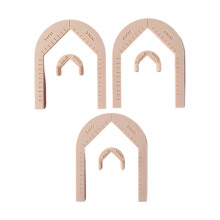 PLA Earring Drilling Guide Tool for Jewelry Making and-apricot