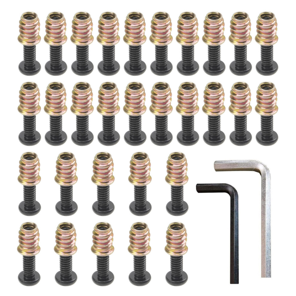 Threaded Inserts Metal Threaded Fasteners For Wood Joints Secure 7696001073162