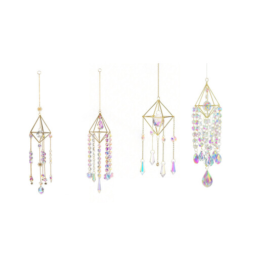 Crystal Windchimes Suncatchers Decorations Prism Pendants-4 1