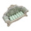 Soft Fabric Jewelry Stand Multipurpose Sofa-Green double sofa 1