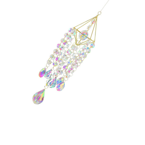 Crystal Suncatchers Hanging Ornament Wind Chimes for Window-3
