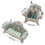 Soft Fabric Jewelry Stand Multipurpose Sofa-Green double sofa 3