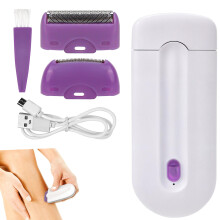 Laser Hair Removal Device for Women, Rechargeable Painless Epilator with Smart Sensor, Waterproof