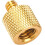 Solid Brass Mic Screw Adapters, Precision Made Tripod Stand Microphone Stand Connector, Sturdy Rust-proof Anti-corrosion Knurled Surface Clear Threads 5