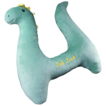 Car Seatbelt Pillow for Kids – Soft Dinosaur Neck Support Travel Headrest for Road Trips