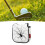 Putter-Abdeckung, Spinnen-Stickmuster, weiß, 11