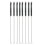 6/8/12Pieces Reusable Straw Cleaners With Nylon-Black 8 pack 1