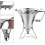 Stainless steel dough dispenser with springloaded handle for controlled flow and clean cooking experience 5