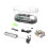 Lampada per acquario nano, con clip e vano portaoggetti, timer integrato, luce LED multicolore (nera) 8