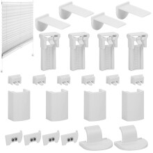Magnetisk holder til plisseret gardinbeslag, forlængerbeslag til persienner, perfekt til forskellige gardiner og boligindretning, nem installation