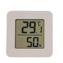 Digitales Raumthermometer mit Hygrometer, LCD-Display zur einfachen Datenanzeige und Komfortanzeige – für ein komfortables Wohnklima.