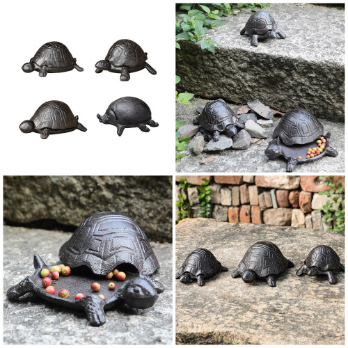 Tortoise Key Hider with Concealed Compartment for Outdoor Use-A 2