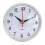 80mm Clock Insert with Arabic Numerals, Silver Bezel Quartz Movement for 75mm Mounting Hole 1