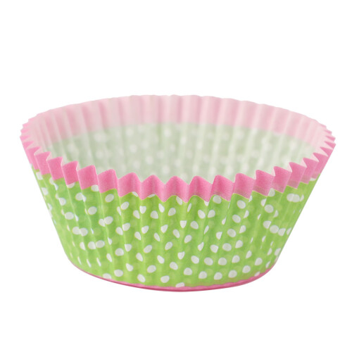 Λαδόκολλες ψησίματος για cupcakes, πολύχρωμες χάρτινες επενδύσεις ουράνιου τόξου,
