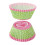 Λαδόκολλες ψησίματος για cupcakes, πολύχρωμες χάρτινες επενδύσεις ουράνιου τόξου, 5