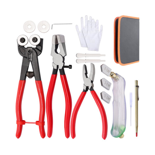 Complete Glass Mosaicss Cutting Tool Precise Edges Ergonomic