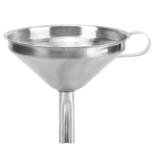 Colador extraíble para transferencia de ingredientes en la cocina, embudo de acero inoxidable para facilitar la transferencia de ingredientes