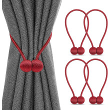 Fermacravatte magnetiche alla moda per tende per porte finestre, corda decorativa per tende con aggiornamento moderno, installazione senza foratura,