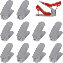 Organizador de Sapatos com Design Antiderrapante, Material de Alta Qualidade para Armário, Ajustável para Chinelos, Tênis e Sapatos de Salto Alto,