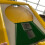 Candy dispenser, tabletop decoration, with rotating mechanism, fun design, yellow 2