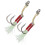 Αγκίστρια Assist για Slow Pitch Jigs, Χειροκίνητα Τροχισμένα Σιδερένια Αγκίστρια, 2